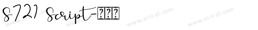 S721 Script字体转换